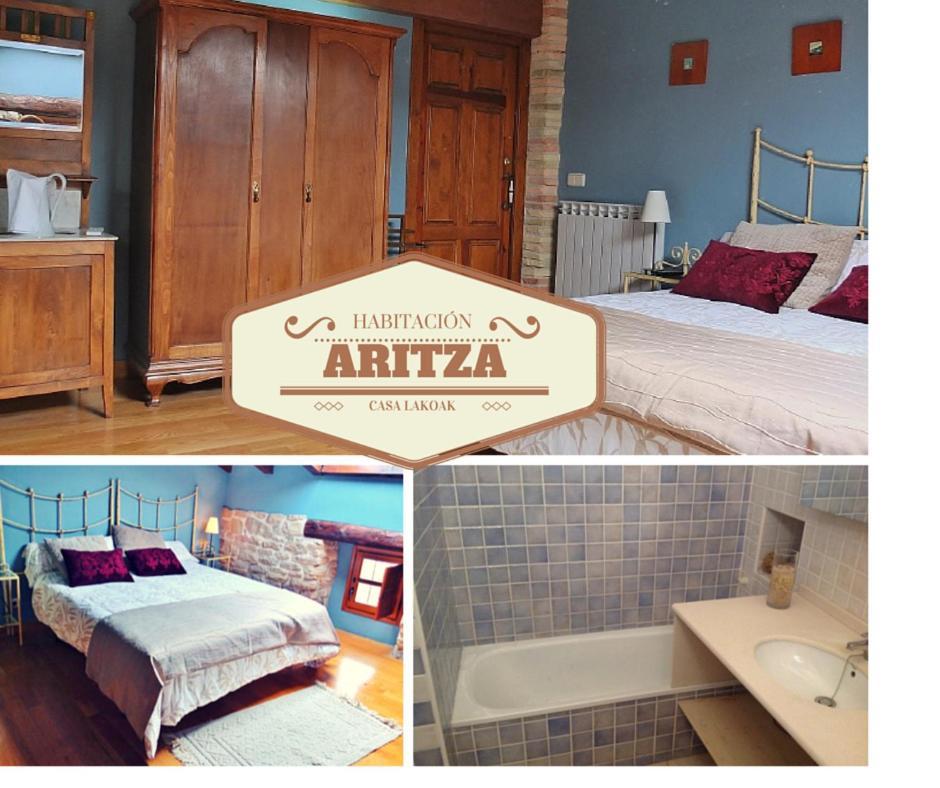 Casa Rural Lakoak Garínoain Habitación foto